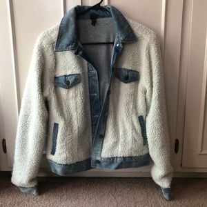 Wild Fable Denim Sherpa Jacket